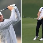 Bernd Wiesberger (li.) und Joel Girrbach auf der ersten Runde der Qatar Masters auf der DP World Tour. (Quelle: Getty)