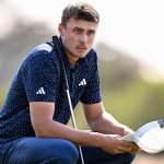 Ludvig Åberg während der dritten Runde der Farmers Insurance Open in Torrey Pines. (Quelle: Getty)