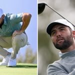 Stephan Jäger und Scottie Scheffler auf der PGA Tour in Torrey Pines. (Quelle: Getty)