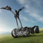 Die neuen Golftrolleys der Birdie-Serie. (Foto: Navee)