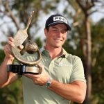 Nach knapp einundhalb Jahren ohne Sieg spielt sich Viktor Hovland mit einem Birdie-Finish an den SIeg der PGA Tour. (Foto: Getty)