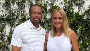 Tiger Woods und Vanessa Trump zeigen sich erstmals als Paar (Foto: Twitter/@TigerWoods).