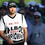 Jason Day sorgt mit seinem Outfit beim US Masters 2024 für Aufsehen. (Foto: Getty Images)