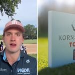 James Nicholas listet seine Ausgaben auf der Korn Ferry Tour auf. (Foto: Screenshot @jamesnicholasgolf / Instagram, Getty)