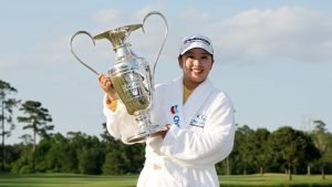 Mao Saigo gewinnt die Chevron Championship 2025 der LPGA Tour. (Foto: Getty)
