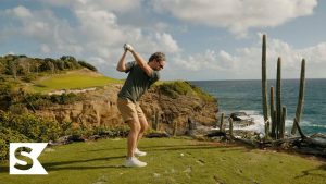 Der Point Hardy Golf Club auf St. Lucia – einen Platz zwischen Klippen, Buchten und tropischem Grün. (Foto: Youtube.com/@skratch)