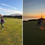 Isaac Rowlands während seines Weltrekords über 182 Loch. (Fotos: The Grove)