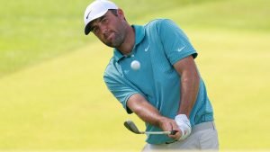 Scottie Scheffler führt die PGA Championship 2025 nach der dritten Runde an. (Foto: Getty)