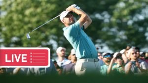 Scottie Scheffler live im Finale der PGA Championship. (Foto: Getty)