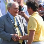 Jack Nicklaus und Rory McIlroy beim Memorial Tournament 2023. (Foto: Getty)