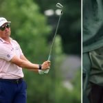 Ben Griffin brachte seinen Ball in der ersten Runde der Rocket Classic in eine ungewöhnliche Lage. Die Golfregeln. (Fotos: Getty, X/ @ PGATOUR)