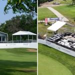 Sturmschäden auf dem Gelände der Wichita Open der Korn Ferry Tour im Crestview Country Club. (Quelle: Twitter@KornFerryTour / Foto: Getty)