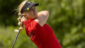Celina Sattelkau während der ersten Runde des Amundi German Masters auf der Ladies European Tour. (Foto: flickr)