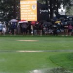 Regenunterbrechung bei der US Open 2025. (Foto: Getty)