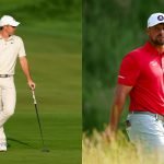 So ist die erste Runde von Rory McIlroy und Bryson DeChambeau verlaufen. Foto: Getty)