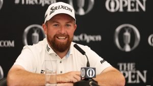 Shane Lowry im Interview zur British Open in Royal Portrush. (Foto: Getty)