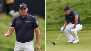 Das deutschsprachige Duo am Moving Day der British Open 2025. (Fotos: Getty)