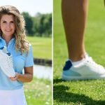 Der neue Denim-Golfschuh von Duca del Cosma. (Fotos; Duca del Cosma)