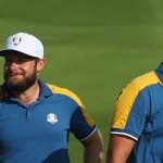 Könnte so bald nicht mehr stattfinden: Hatton (l.) und Rahm (r.) als Teil von LIV Golf und des Ryder-Cup-Teams. (Foto: Getty)