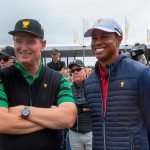 Ernie Els und Tiger Woods. (Foto: Getty)