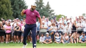 Legion XIII mit Kapitän Jon Rahm zeigt Klasse gegen die HyFlyers bei LIV Golf Halbfinale. (Foto: Getty)