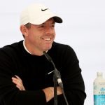 Rory McIlroy bei einer Pressekonferenz vor den Amgen Irish Open (Foto: Getty)