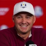 Sepp Straka gab im Vorfeld des Ryder Cups 2025 eine Pressekonferenz. (Foto: Getty)