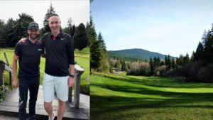 Thomas Müller golft in Vancouver. (Fotos: instagram/northlandsgc; Flickr/knittergalkate)