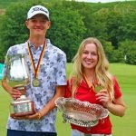 Christin Eisenbeiß und Nils-Levi Bock sind die neuen Deutschen Meister. (Foto: DGV/stebl)