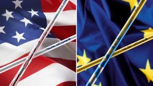 Mit der „Rivals“-Kollektion stellt Fujikura Schäfte in Teamfarben von USA und Europa vor. (Foto: Fujikura)