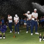 Das europäische Team ließ nach dem Ryder Cup 2025 ausgiebig die Korken knallen. (Foto: Getty)