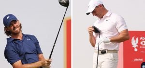 Tommy Fleetwood und Rory McIlroy mit neuen TaylorMade-Drivern gesichtet. (Fotos: Getty)