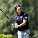 Cedric Gugler reagiert auf seine Sperre auf der HotelPlanner Tour. (Foto: Getty)